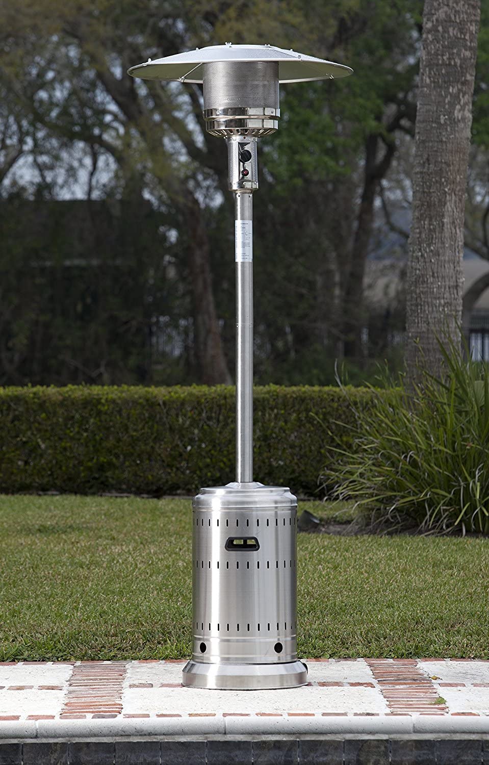 Parasol chauffant gaz