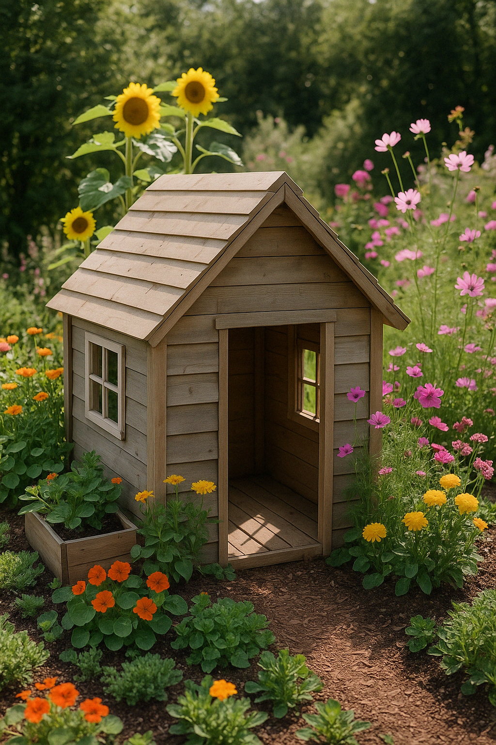 Les abris de jardin toit plat